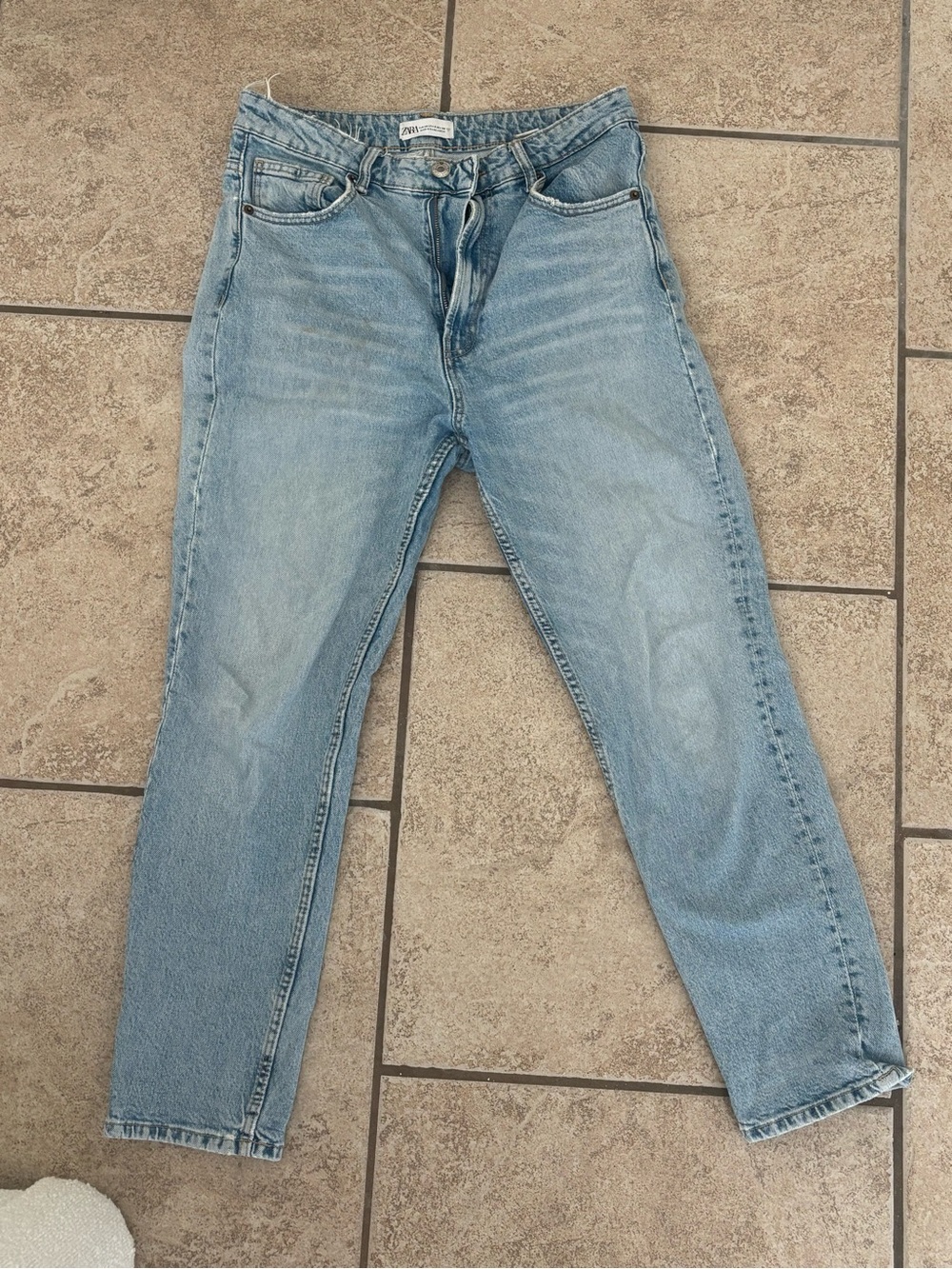 Zara Light Blue Mom Women's Jeans